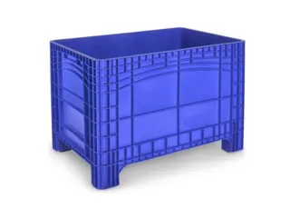 container met grote capaciteit,HxLxB 730x1200x800mm,354l,PE,blauw - 1