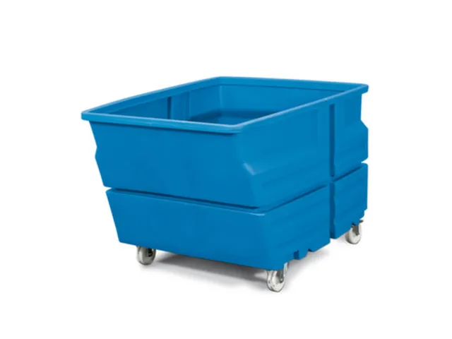 Multifunctionele bak,HxLxB 900x1240x825mm,600l,PE,blauw
