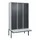 locker voor scheiding van kleding,HxBxD 2120x1200x815mm,3vak