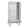 locker met bank,voor scheiding van kleding,HxBxD 2120x900x815mm,3vak