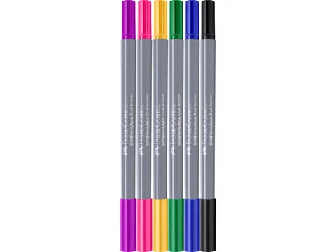 Duo aquarelmarker Goldfaber etui 6 stuks Graffiti