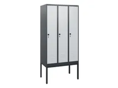 locker,HxBxD 1950x900x500mm,3vak,vak B 300mm,draaigrendel