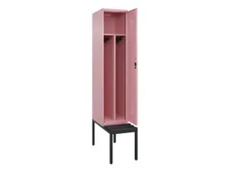 locker met bank,voor scheiding van kleding,HxBxD 2120x400x815mm,1vak