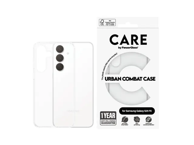PanzerGlass CARE by Urban Combat Case Samsung Galaxy S25 FE 5G,