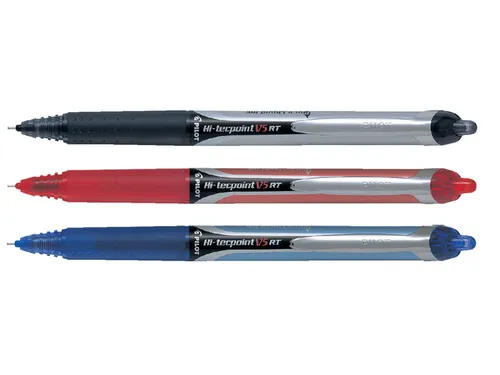 Rollerpen Pilot Hi-Tecpoint V5 RT 0.5mm Fijne punt Rood