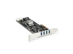 4 Poorts PCI Express (PCIe) SuperSpeed USB 3.0 Adapterkaart UASP SATA