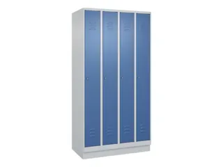 locker,HxBxD 1950x1000x500mm,4vak,vak B 250mm,cil.-slot,sokkel - 1