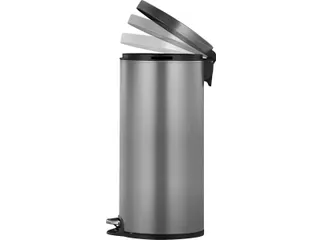 Serene Pedaalemmer 30 Liter Platinum RVS - 4