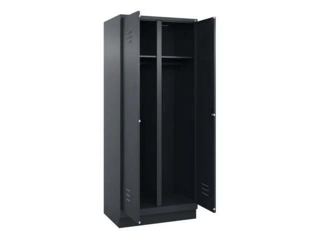 locker voor scheiding van kleding,HxBxD 1950x800x500mm,2vak