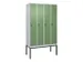 locker voor scheiding van kleding,HxBxD 2120x1200x500mm,4vak