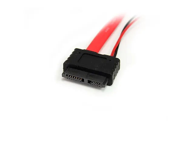 90cm Slimline SATA naar SATA Adapter met LP4 Voeding