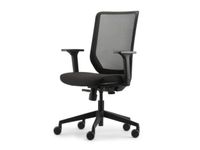 Dauphin Bureaustoel to-sync easy, hoge netrugleuning, zwart