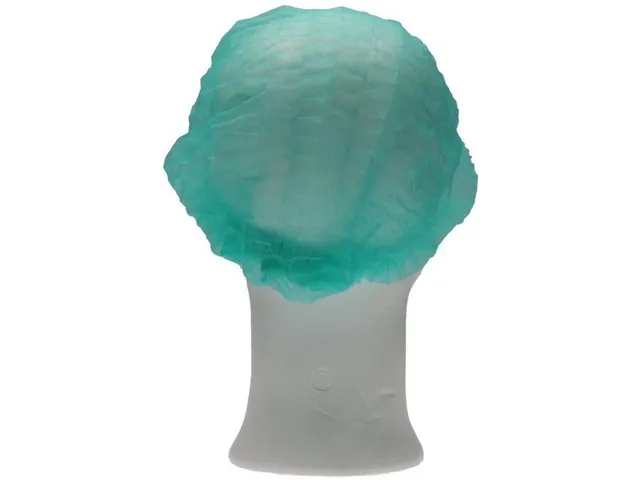 Haarnet CMT clip non-woven L 53cm PP groen 100 stuks