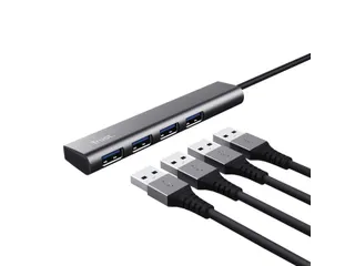 Hub Trust Halyx 4-port USB-A zilver - 3