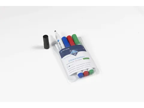 Boardmarker doos 4 stuks 2-3mm rond assorti