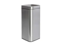 9503094 Afvalbak MAULprime 30L edelstaal 25.1x25.1x60.4cm zilver