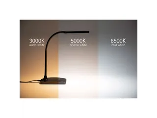 Bureaulamp MAUL Pearly LED voet dimbaar colour vario zwart - 5