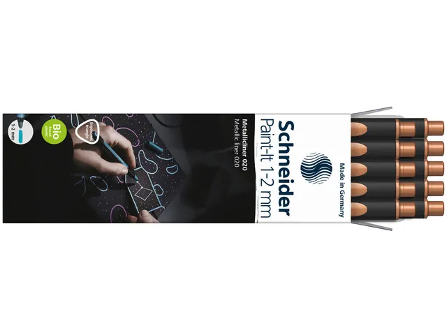 Metallic liner Schneider Paint-It 020 1-2mm koper metallic