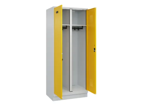 locker voor scheiding van kleding,HxBxD 1950x800x500mm,2vak