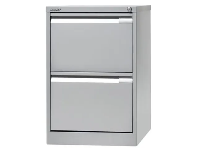 Hangmappenkast 711X47X622 Cm 2 Laden Zilver