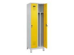 locker voor scheiding van kleding,HxBxD 1950x600x500mm,2vak