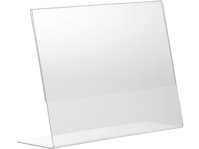 présentoir de documents Budget, pied en L, ft A5, paysage, paquet de
