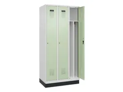 locker voor scheiding van kleding,HxBxD 1950x900x500mm,3vak