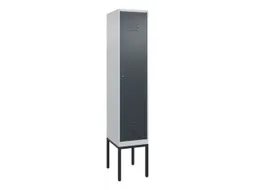 locker,HxBxD 2120x400x500mm,1vak,vak B 400mm,cil.-slot,voetonderstel