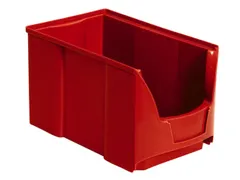 Zichtbak Hxbxd 200x200x360/310mm Pe Rood