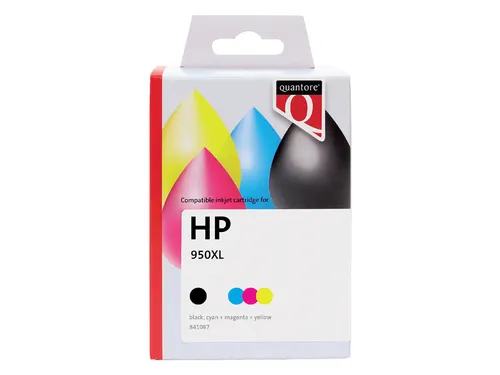 Inktcartridge Quantore alternatief tbv HP C2P43AE 950XL+951XL zwart+kl