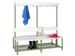 banc double,HxLxP 1600x1500x770mm,piètement RAL6011
