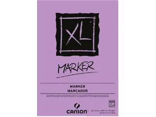 Markerpapier Canson XL Marker 100vel 70gr A4 extra wit - 1