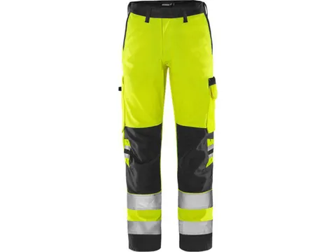Fristads Green werkbroek 2651 GPLU High Vis Geel/Zwart maat C64