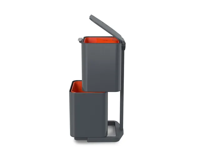 Afvalemmer Intelligent Waste Bin Totem Max 60 Liter Grafiet