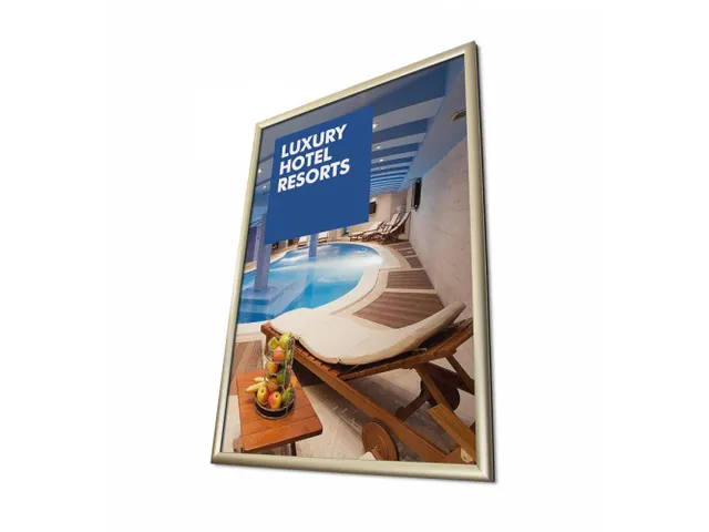 Kliklijst A2 Rechte Hoeken 25mm Goud