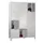 lockerkast,HxBxD 1850x1200x500mm,3x4vakken,RAL7035,front RAL6011