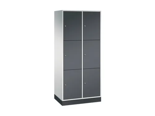 grootvolume-lockersysteem,RAL 7035/RAL 7021,HxBxD 1950x820x500mm