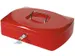 Geldkoffer Rood 325x235x85mm Inclusief 2 Sleutels