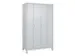locker voor scheiding van kleding,HxBxD 1950x1200x500mm,4vak