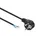 Voedingskabel Zwart CEE 7/7 90 + Uiteinden L=3m H05VV-F 3G0.75mm²