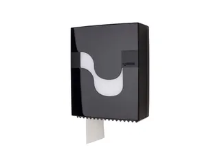 Toiletpapier dispenser Celtex Mini Jumbo zwart - 1