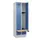 locker met bank,HxBxD 1950x600x815mm,2vak,vak B 300mm,cilinderslot