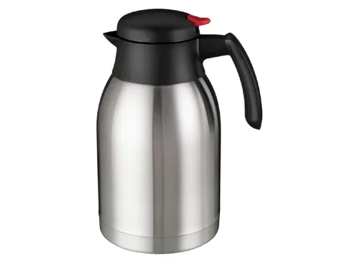 Thermoskan Bravilor dubbelwandig 2 liter RVS zwart