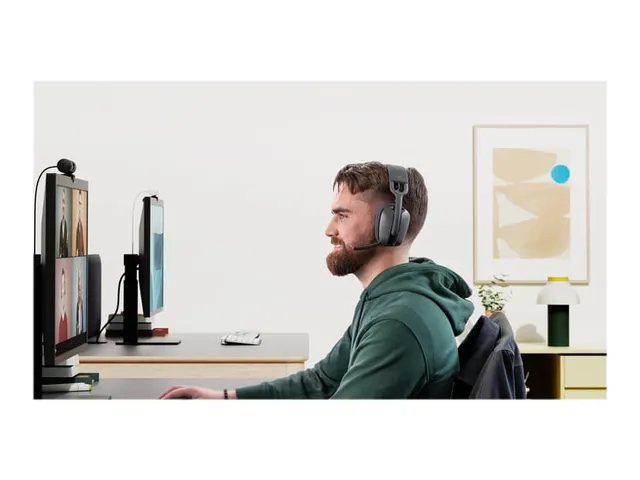 Logitech Zone Vibe Wireless Over-ear Headset Graphite Teams version