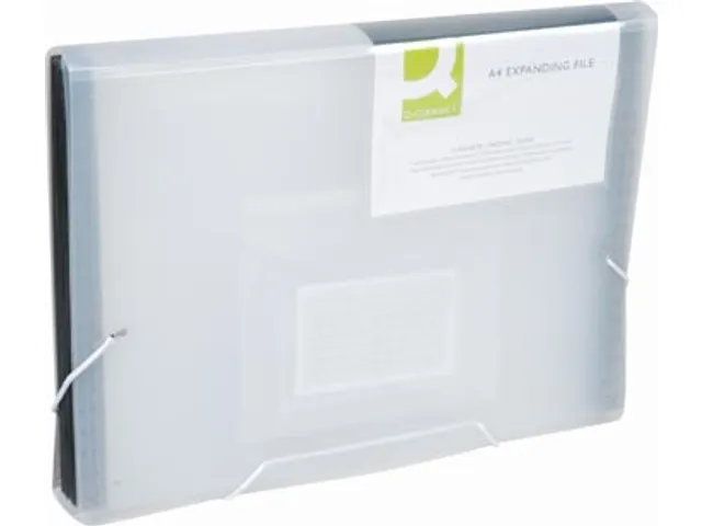 Voorordner A4 PP 13 Vaks Elastieksluiting Transparant