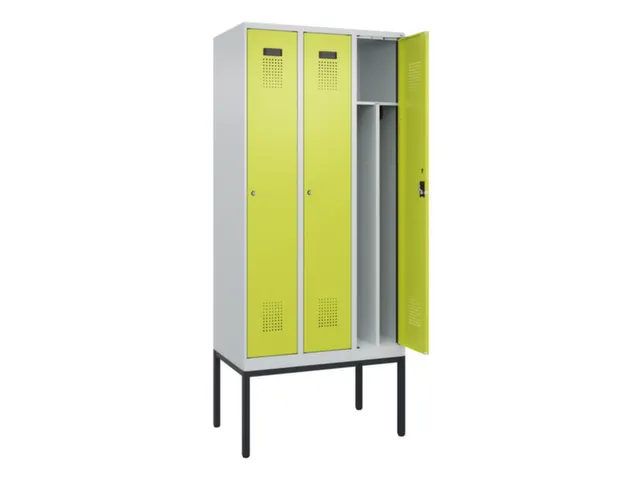 locker voor scheiding van kleding,HxBxD 2120x900x500mm,3vak