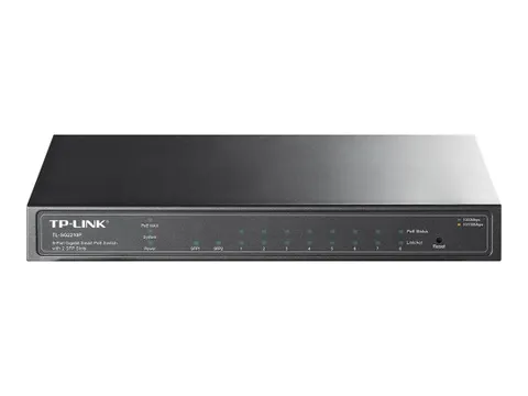 TL-SG2210P 8-Port Gigabit Smart PoE Switch with 2 SFP Slots