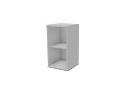 kantoorstelling,opbouwelement,HxBxD 740x400x445mm,MP-lichtgrijs