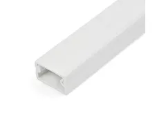 Stevige Zelfklevende Kabelgoot 1 Meter met Deksel 19x11mm Wit