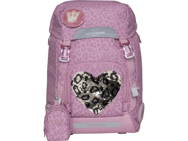 Schooltas Beckmann Classic 22L Furry pink